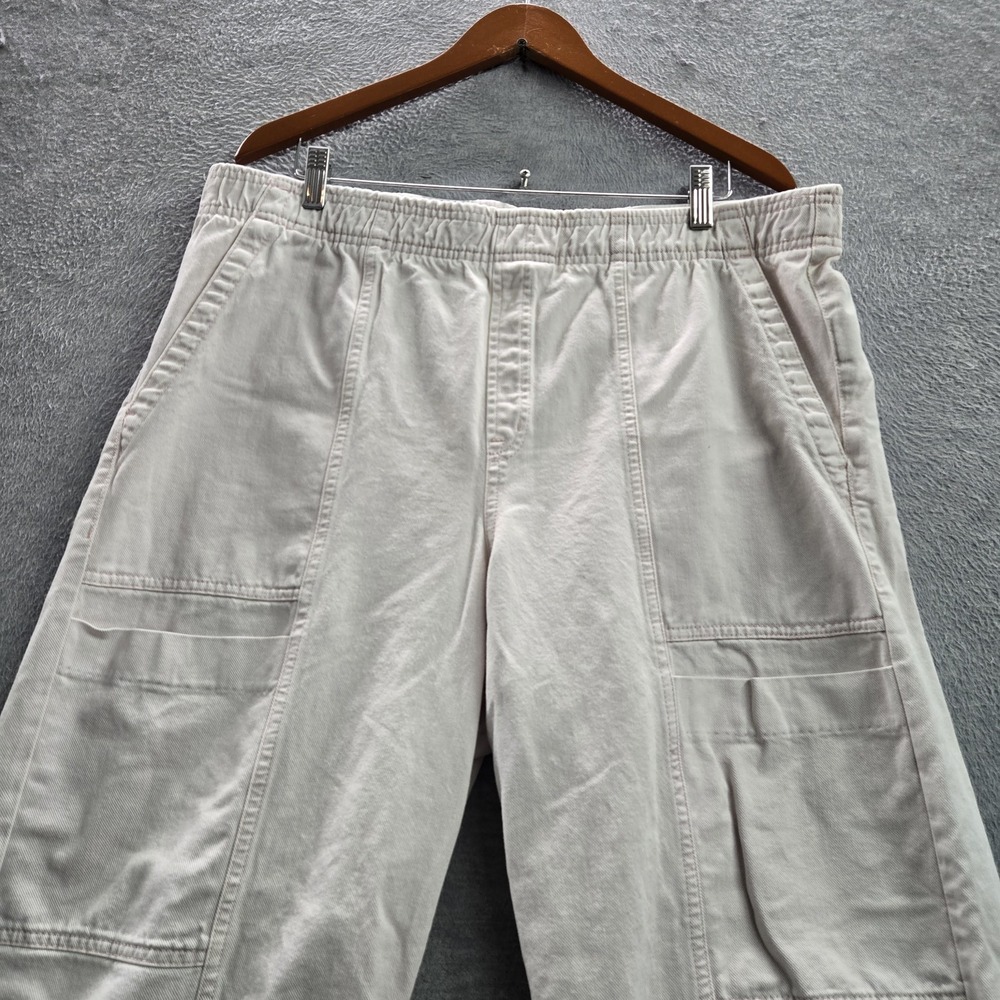 GAP Women Jeans XL Light Pink Denim Wide-Leg High Rise Relaxed - Picture 5 of 11